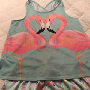 Justice pajama shorts set